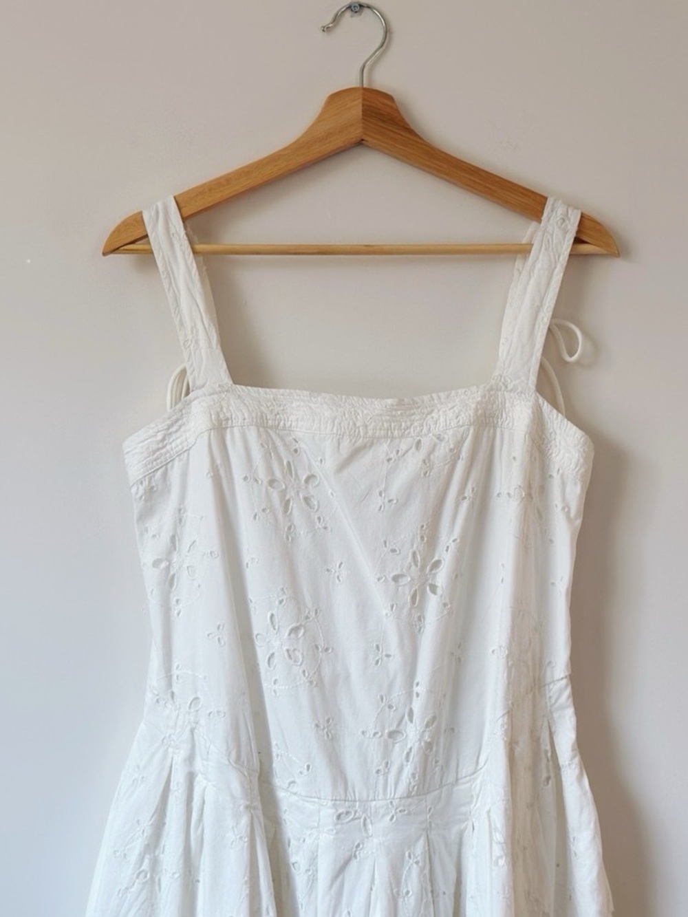 Free People White Eyelet Midi Dress - Picture 9 of 13
